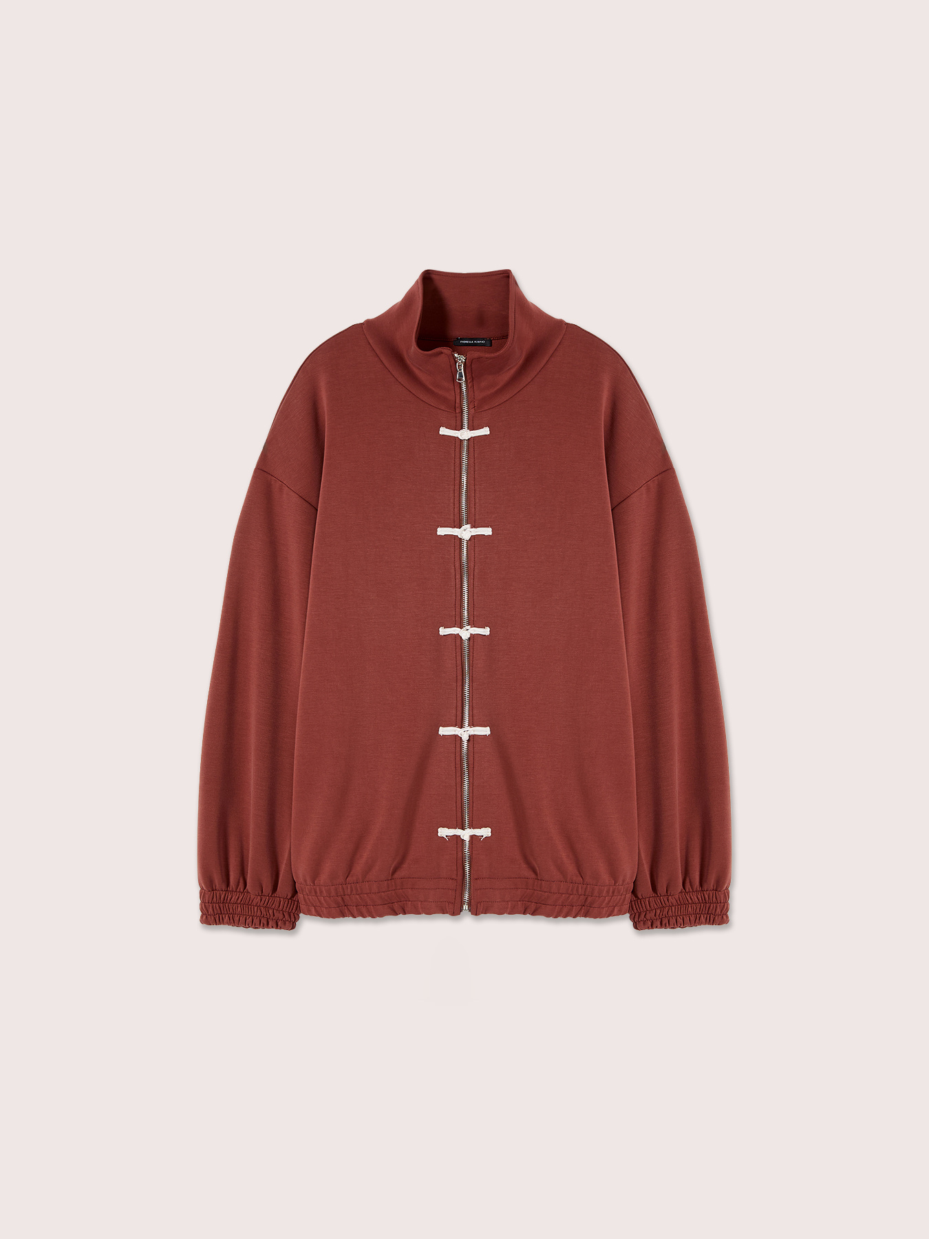 Sweatshirt with zip and toggles image number 4