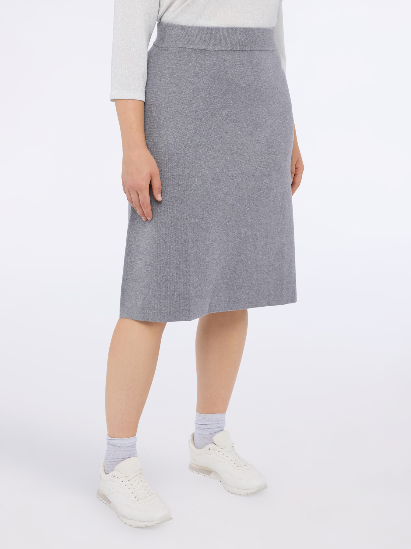 Gonna tubino in maglia fine image number 2