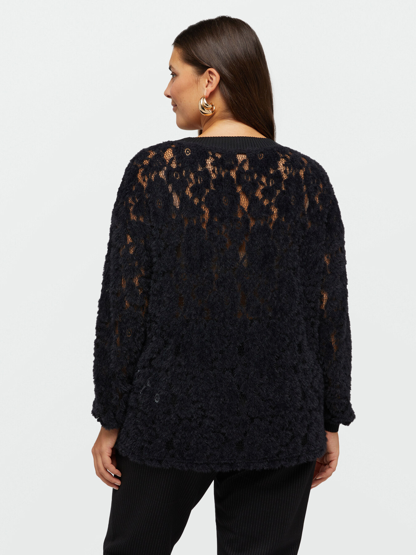 Soft lace effect t-shirt image number 1