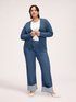 Cardigan en tricot effet denim image number 2