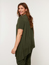 Long blouse in jersey with embroidery image number 1