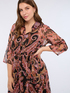 Long shirtdress with paisley print image number 2