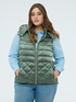Sleeveless hooded puffer jacket image number 0