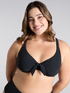 Bikini with bow and tone-on-tone crystal image number 3