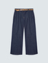 Wide Leg Jeans with removable belt image number 4