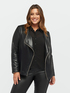Chaqueta biker con cadena image number 0