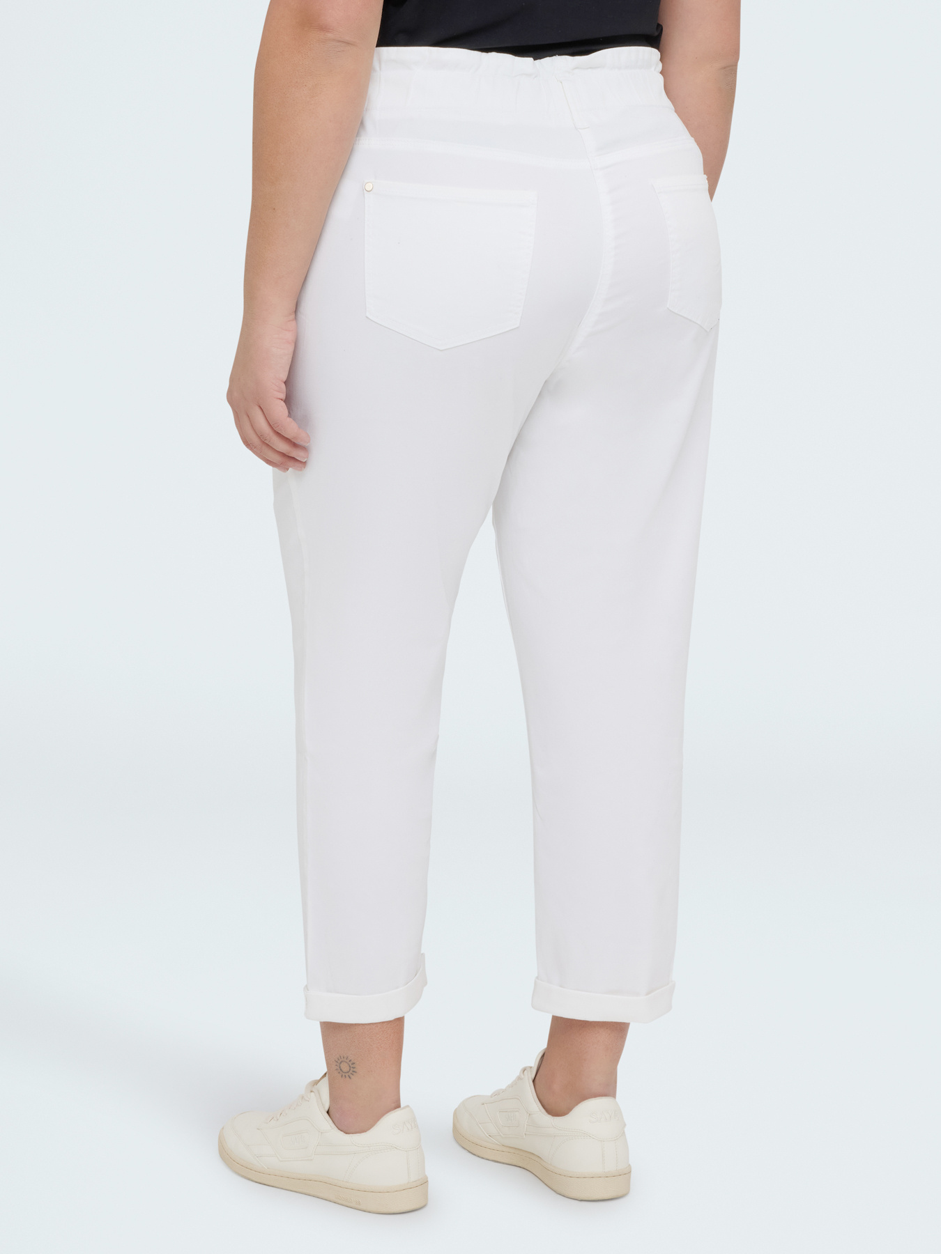 Pantalon Balloon en coton image number 1