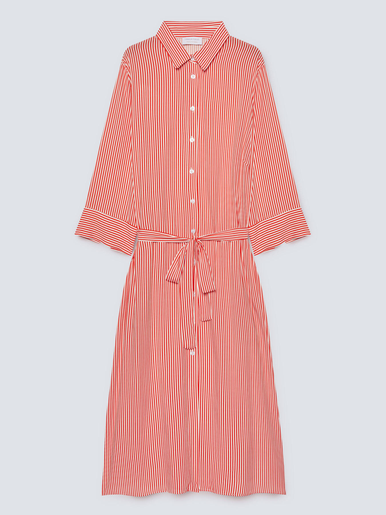 Vestito chemisier a righe image number 3