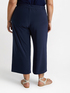 Pantalon cropped large en jersey image number 1