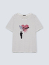 Zimmer-T-Shirt mit Druck und Stickerei image number 4