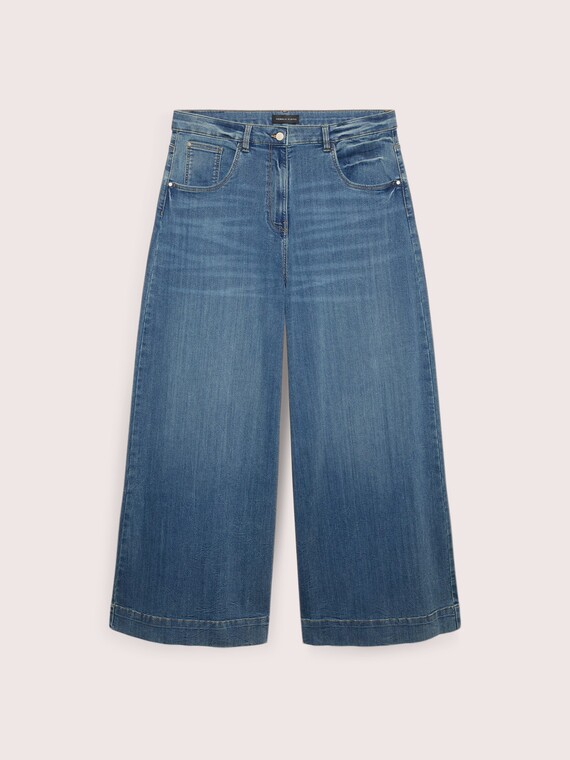 Wide Leg Jeans used wash