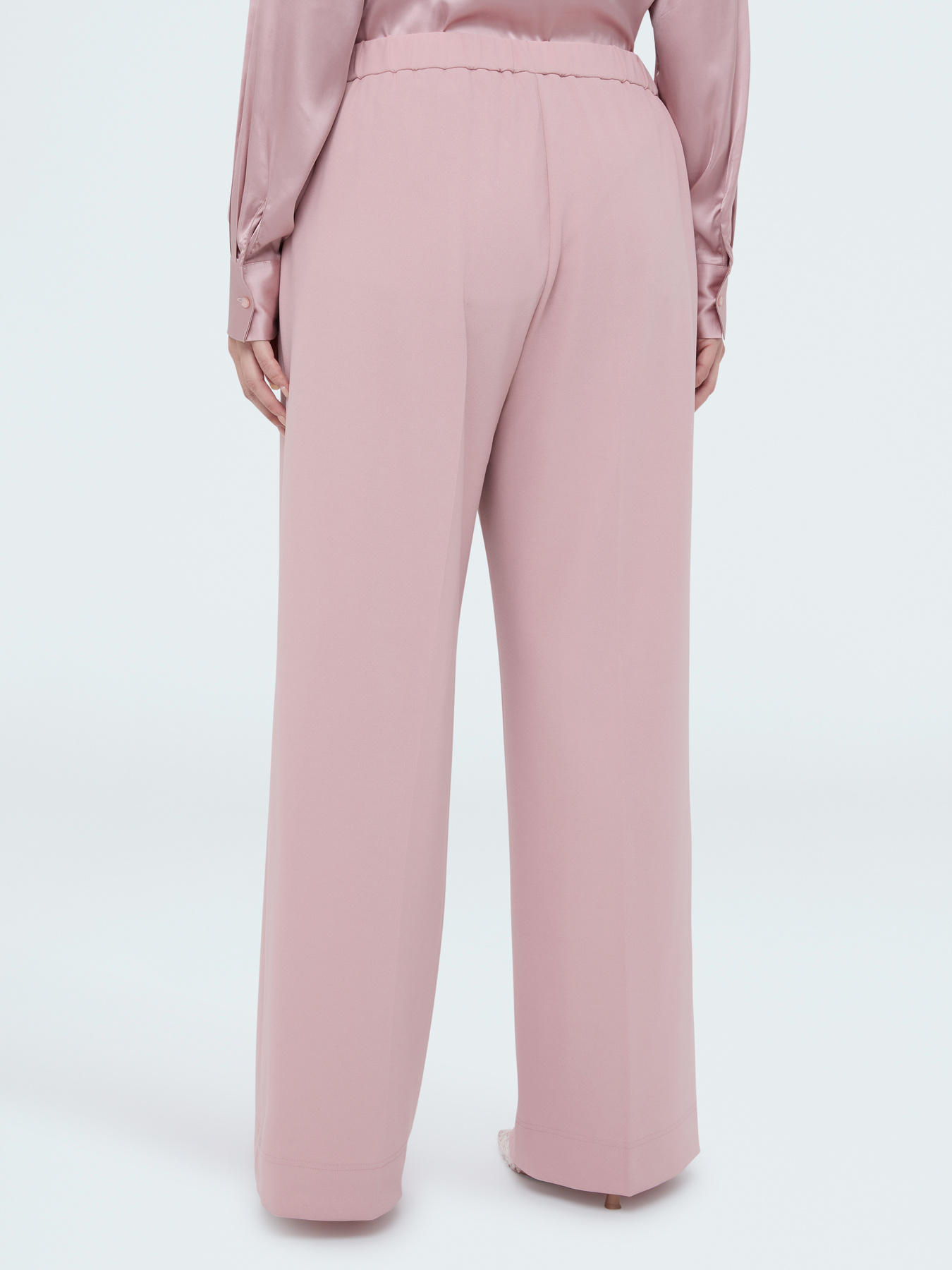 &Pi;&alpha;&nu;&tau;&epsilon;&lambda;ό&nu;&iota;&alpha; Wide Leg &sigma;&epsilon; &epsilon;&lambda;&alpha;&sigma;&tau;&iota;&kappa;ό ύ&phi;&alpha;&sigma;&mu;&alpha; image number 1