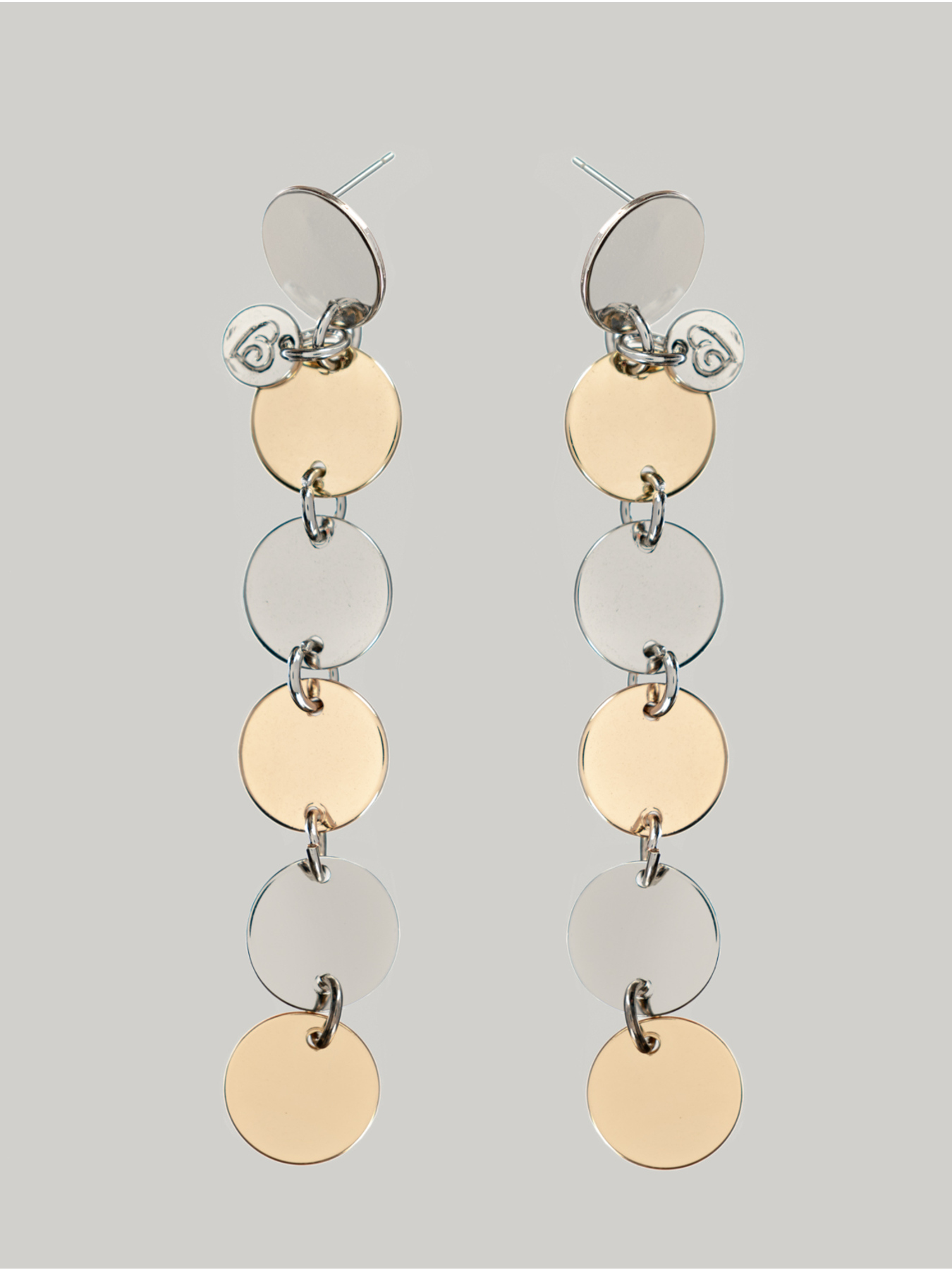 Pendientes colgantes con colgantes redondos image number 1