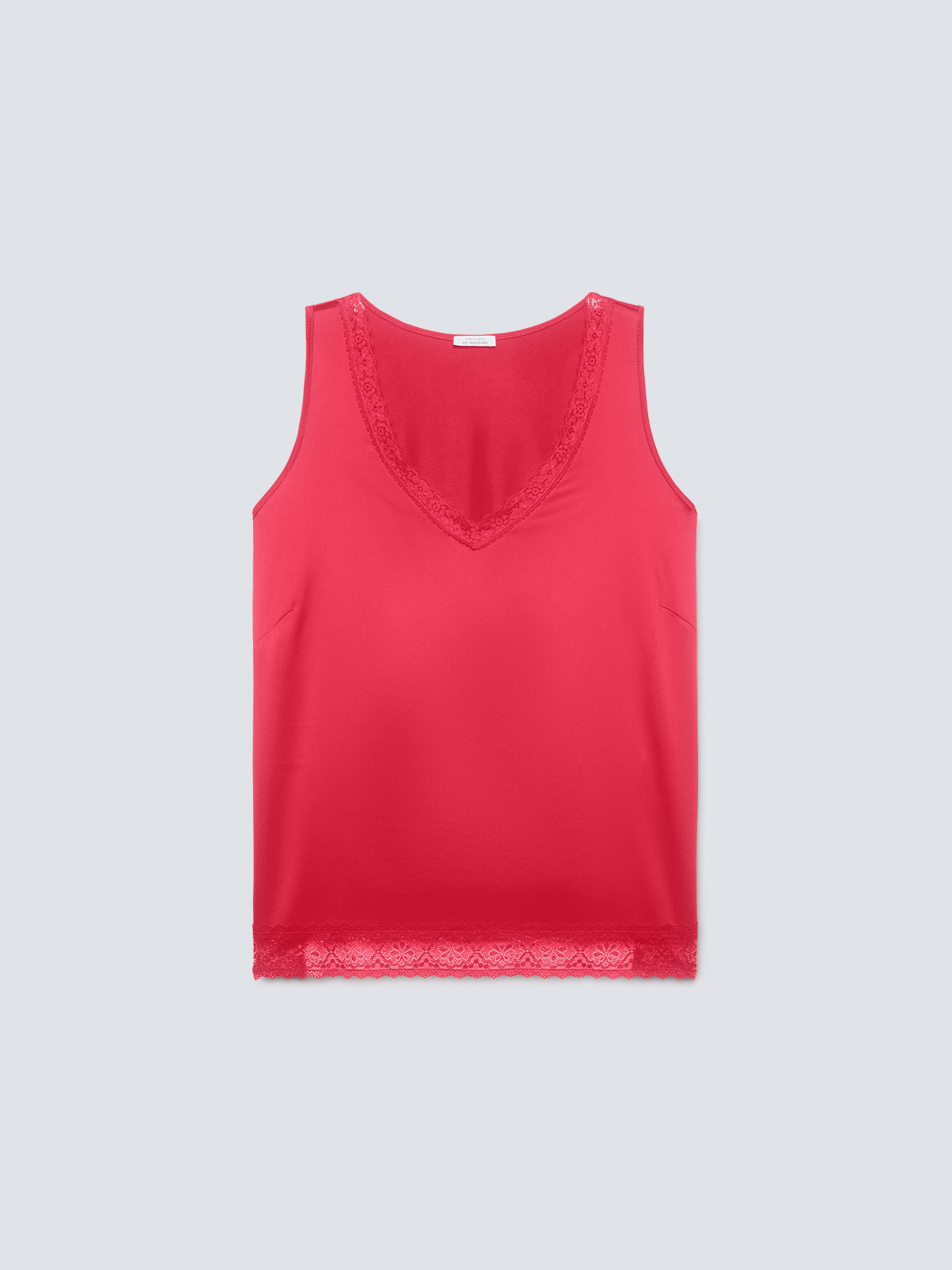 Top con encaje image number 4