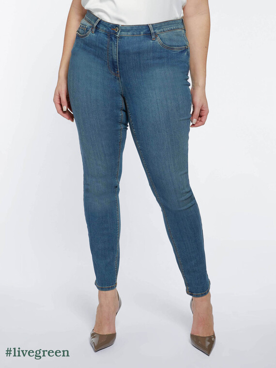 Giada model push-up skinny jeans