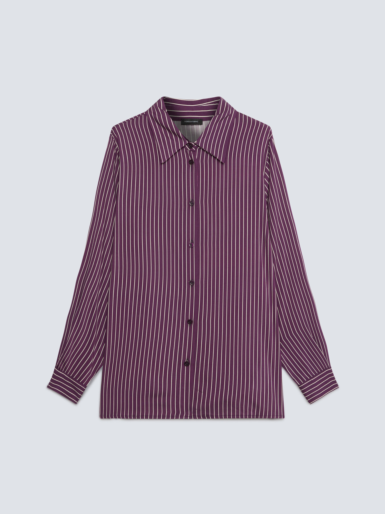 Camicia a righe in viscosa image number 4