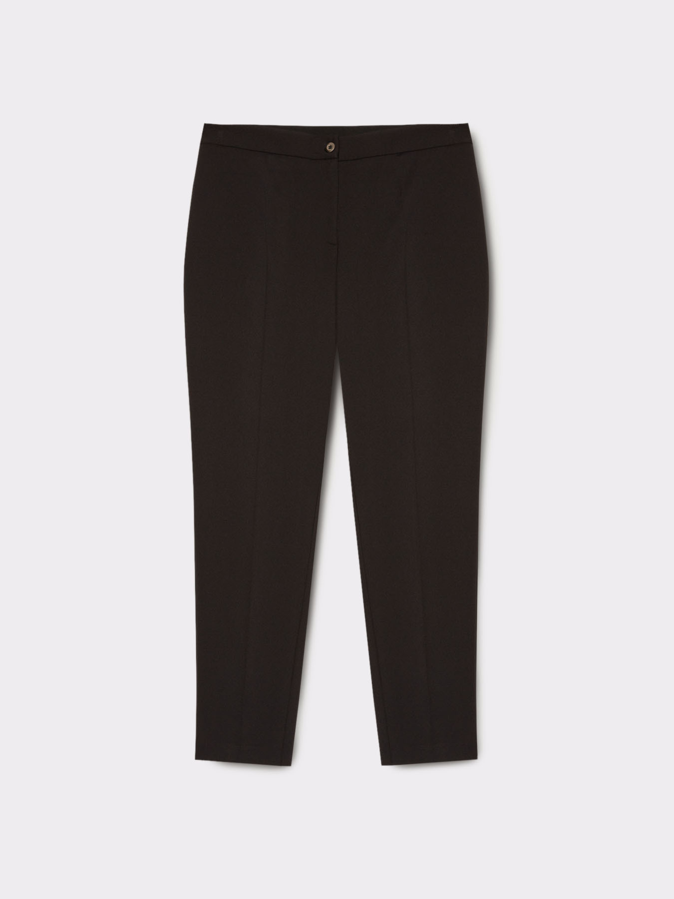 Pantaloni skinny con bottoni al fondo image number 3