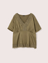 Seidenbluse mit Spitzendetails image number 4