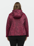 Two-tone winter jacket with hood image number 1