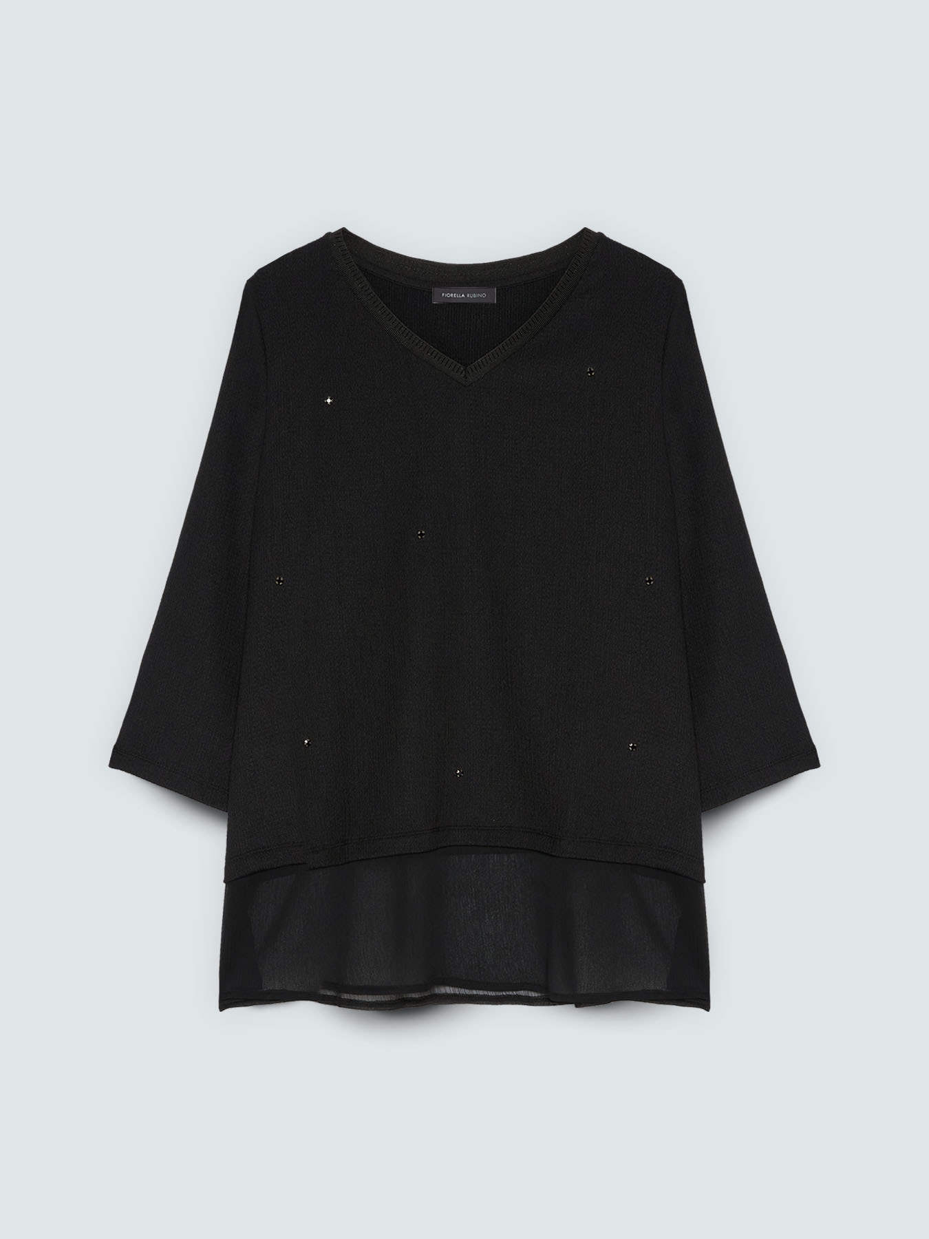 T-Shirt aus Jersey mit Applikationen image number 4