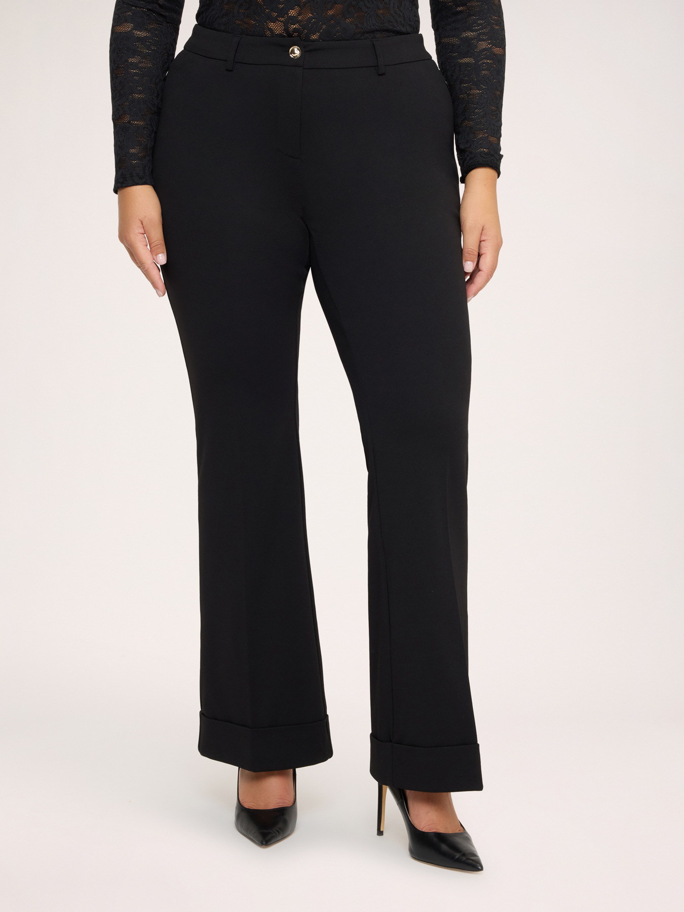 Flare Pants in stretch fabric image number 0