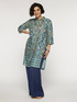 Relaxed fit ethnic print dress image number 0