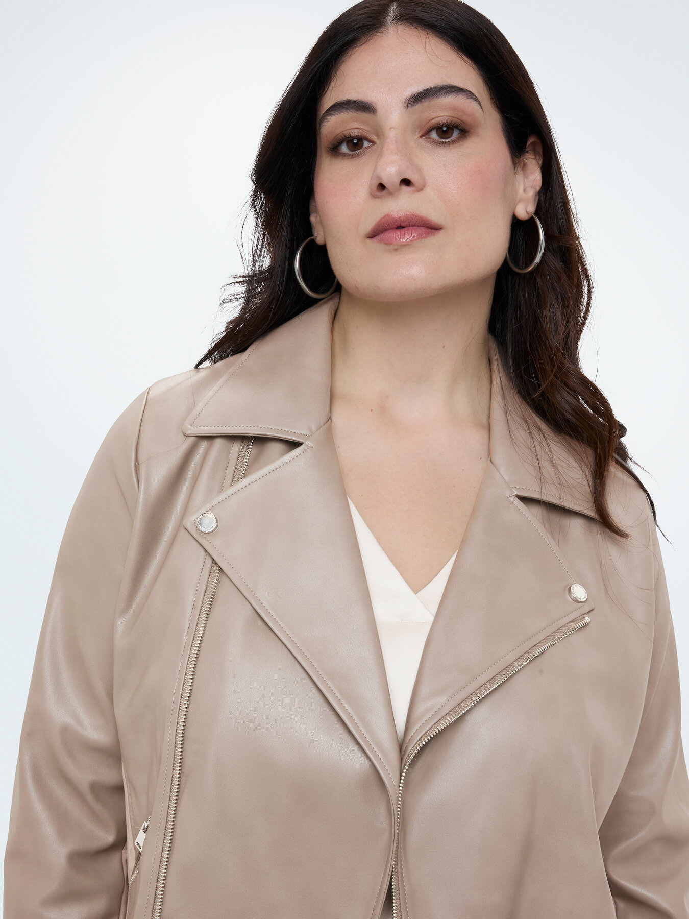 Bikerjacke mit Stretcheins&auml;tzen image number 3