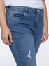 Slim Girlfit Jeans &bdquo;Zaffiro&ldquo; mit Rissen image number 2