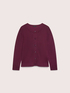 Viscose blend cardigan with round neckline image number 4