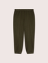 Jogger-Hose mit elastischem Bund und gerippten Abschl&uuml;ssen image number 4