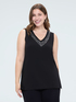 Cotton top with rhinestones image number 2