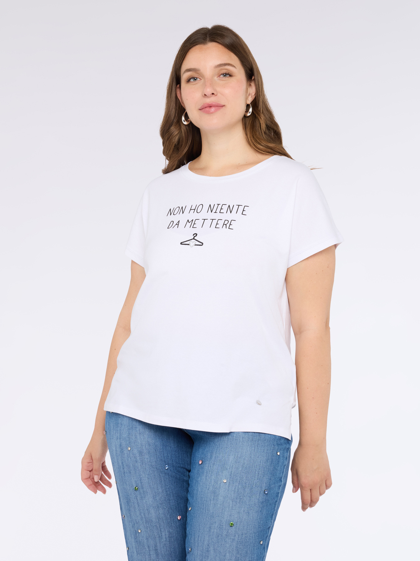 Jersey T-shirt with funny slogan image number 0