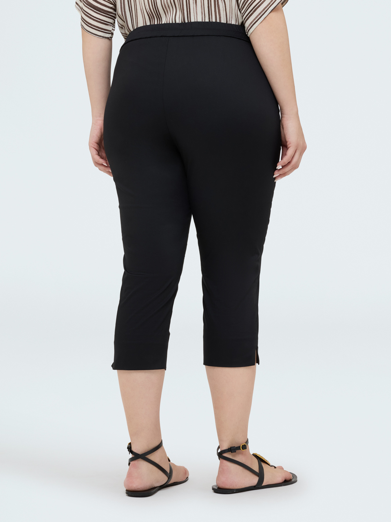 Pantalon Capri en m&eacute;lange de coton image number 1