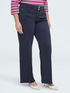 Straight Fit Cotton Trousers image number 2