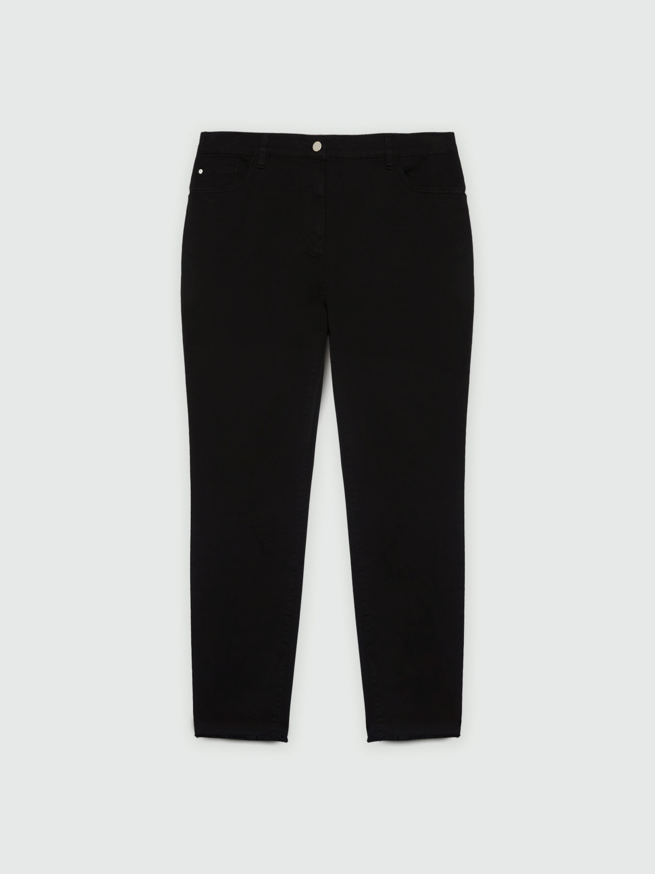 Skinny pants in cotton blend image number 4
