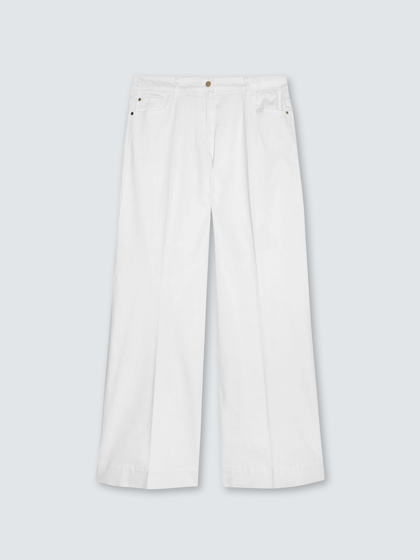 Pantalon Wide Leg en coton image number 3