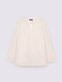 Bluse aus Viskose-Musselin mit Tropfenausschnitt image number 4