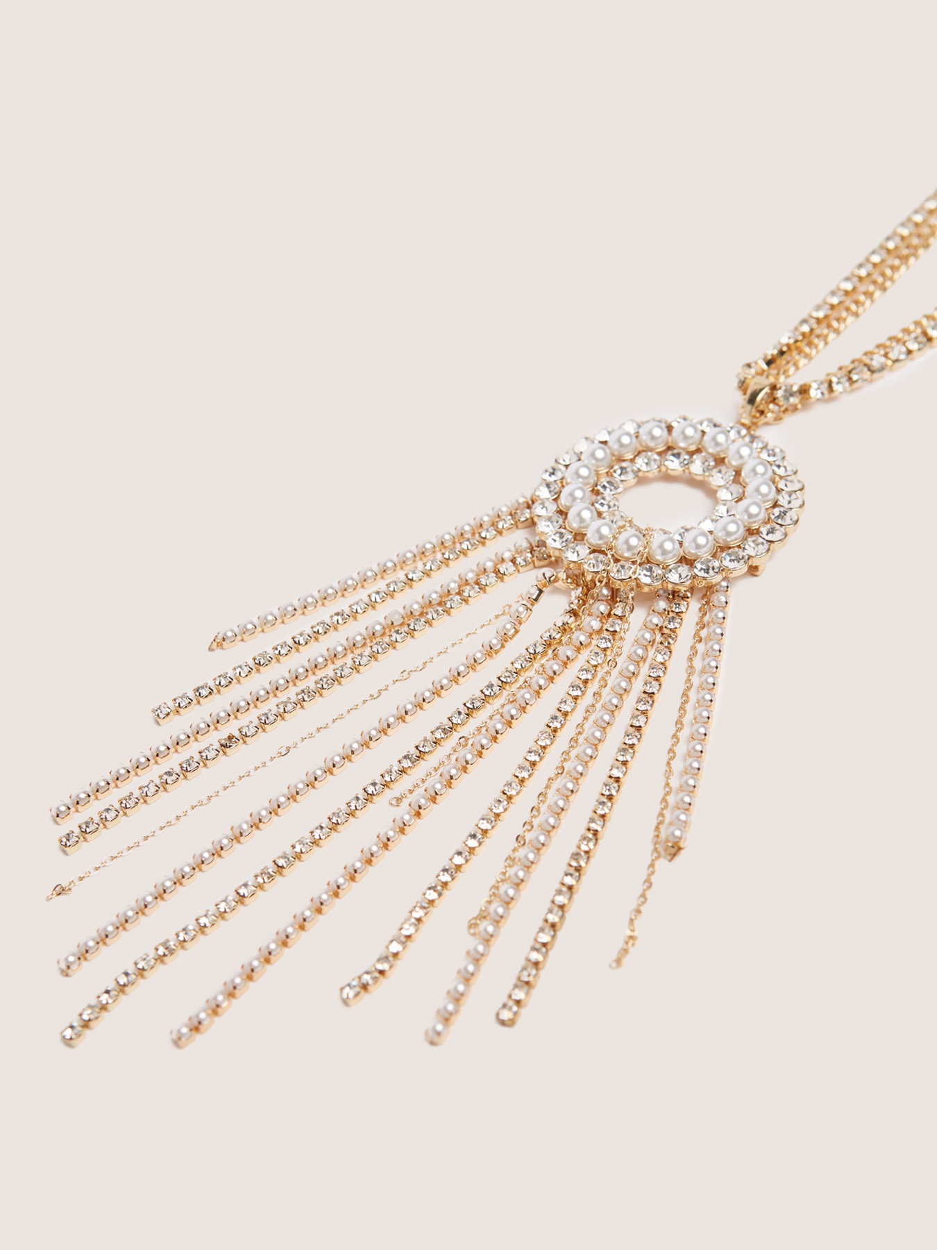 Collana con maxi nappina image number 1