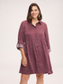 Short chemisier dress in printed muslin image number 0