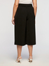 Cropped wide trousers with sash image number 1