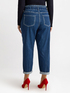 Balloon jeans with contrast stitching image number 1