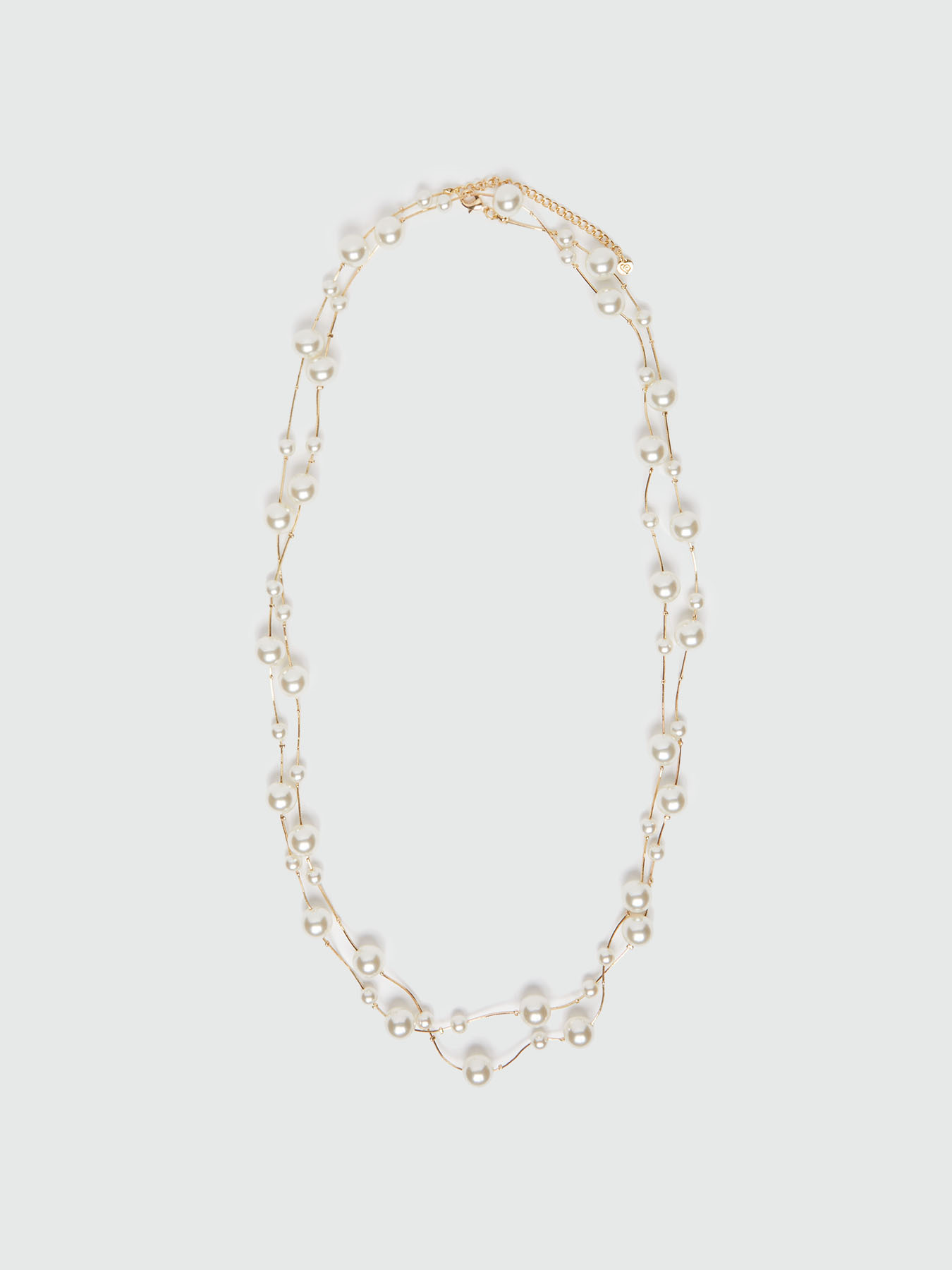 Collar largo con perlas image number 0