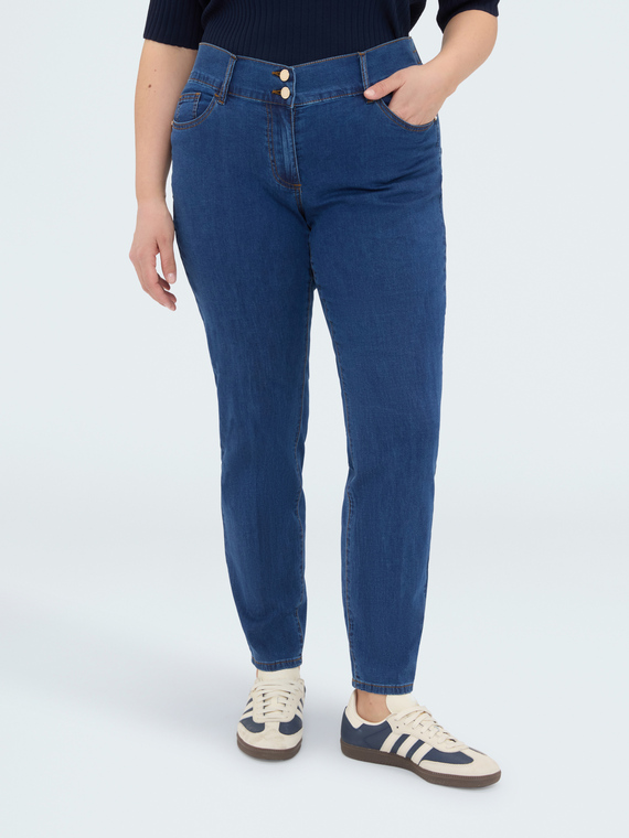 Jeans Skinny lavaggio blu