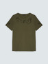 T-shirt en coton avec dentelle et clous image number 4