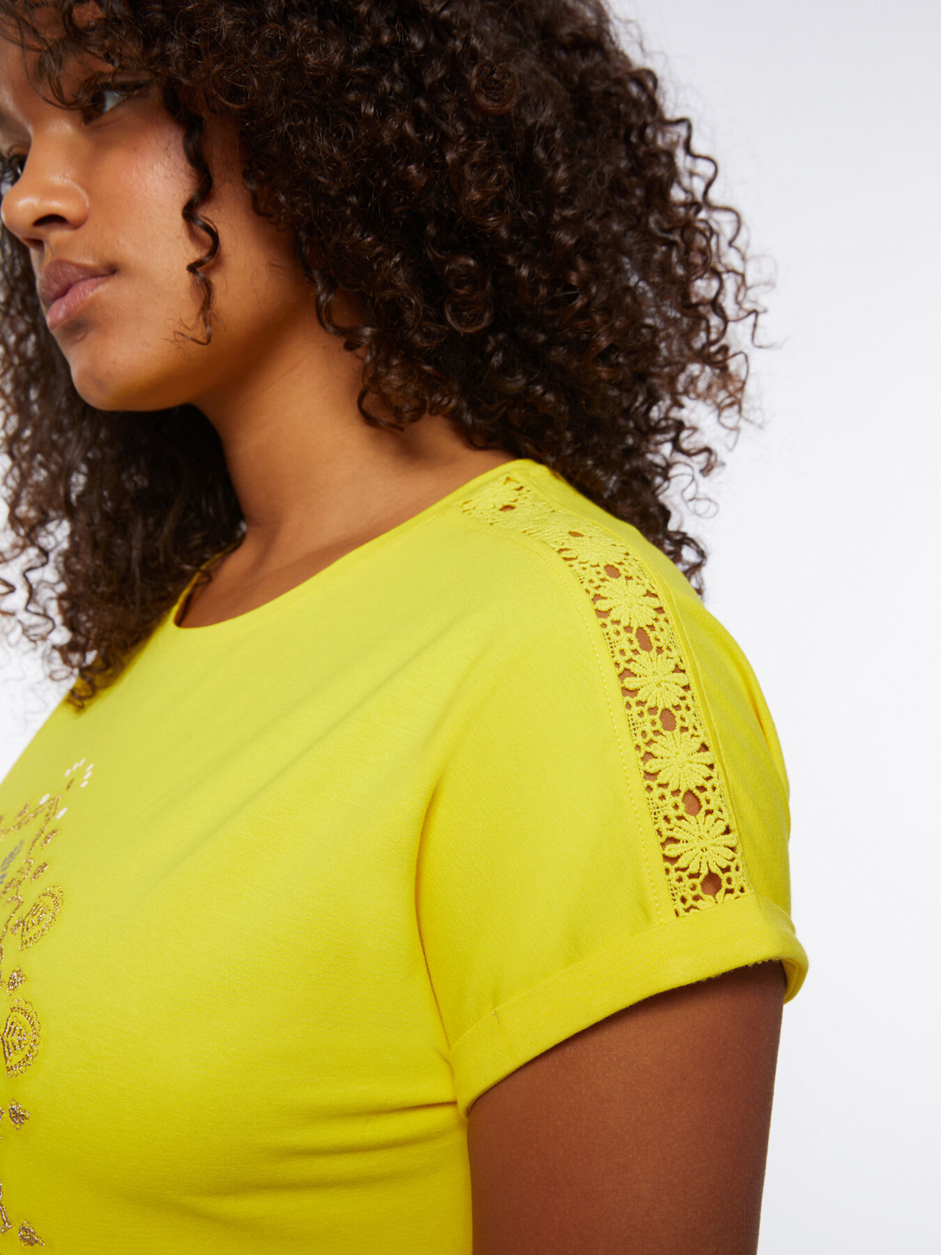 T-shirt con tigre stampata image number 3