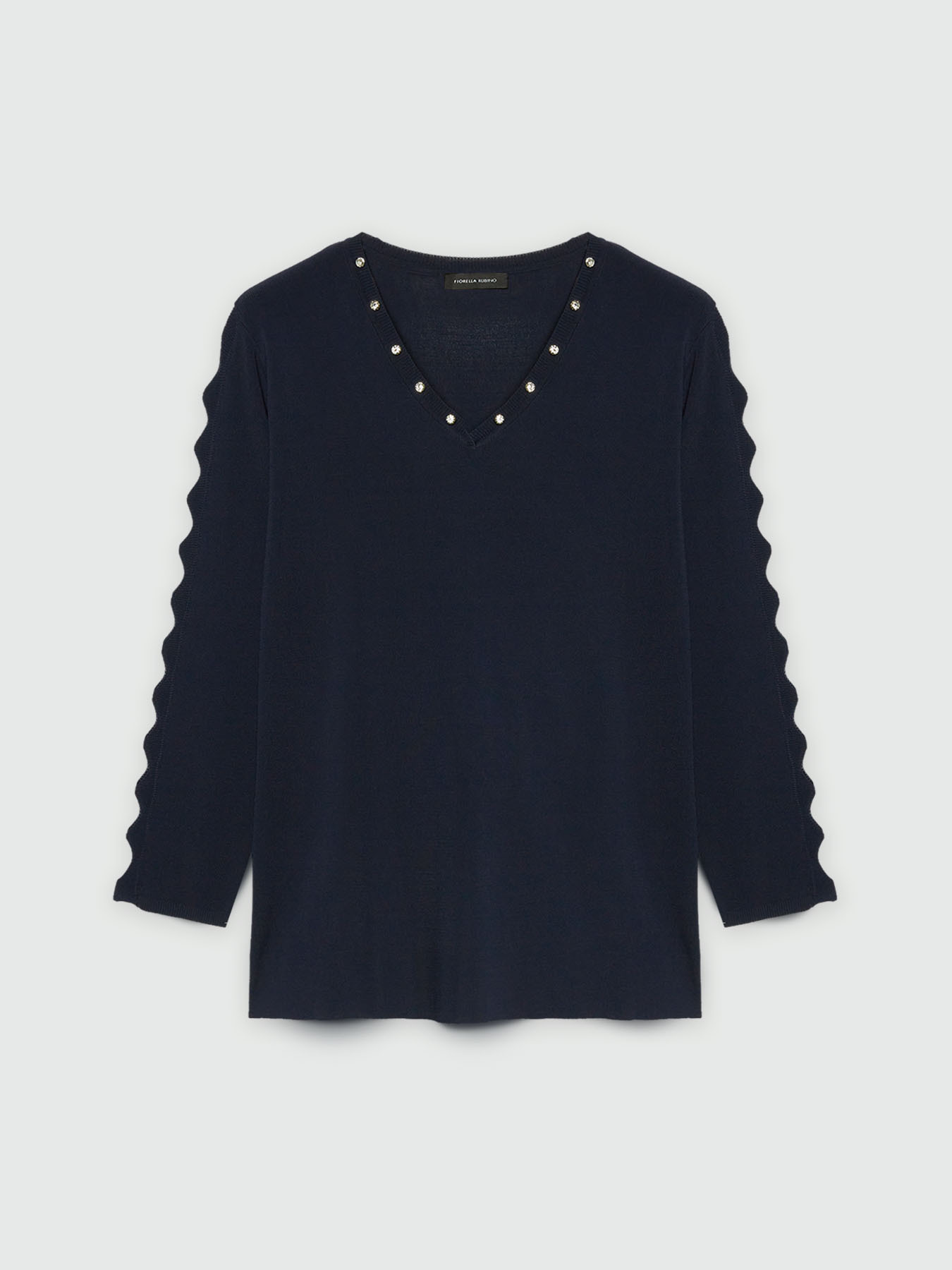 Sweater with cut-out details on the sleeves image number 4