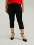 Stretch cotton Capri trousers image number 2