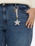 Portachiavi FR con charm stella brillante image number 0