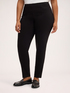 Jeggings with front pleat and decorative buttons image number 0
