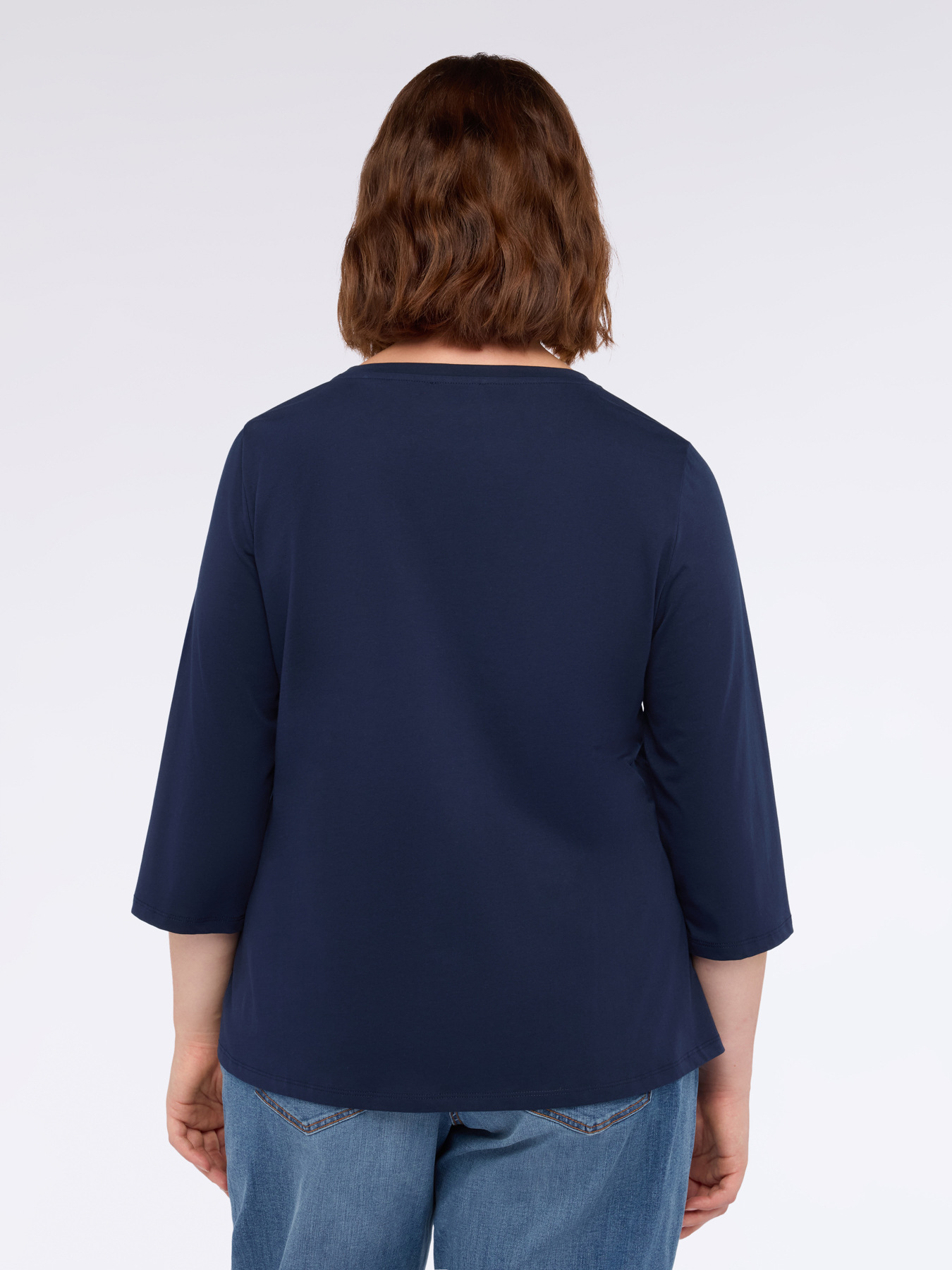 T-Shirt aus Jersey mit Kette am Ausschnitt image number 1